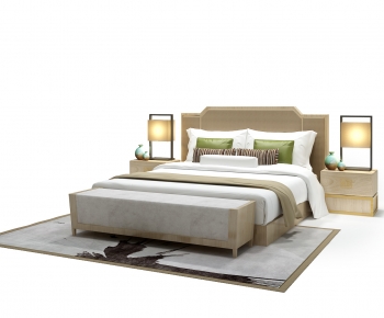 Chinese Style Double Bed-ID:518562084