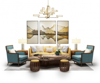 Chinese Style Sofa Combination-ID:456921103