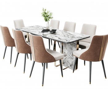 Modern Dining Table And Chairs-ID:411233902