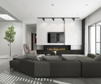 Modern A Living Room-ID:815268049