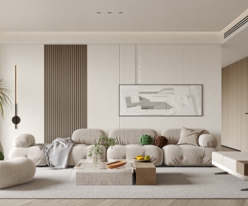 Wabi-sabi Style A Living Room-ID:320883994