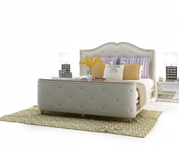 European Style Double Bed-ID:288393974