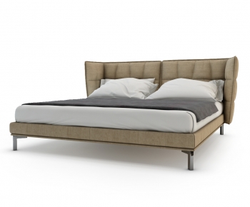 Modern Double Bed-ID:287311146