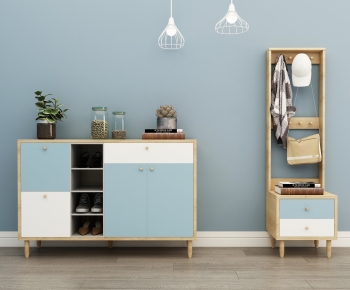 Nordic Style Shoe Cabinet-ID:400219923