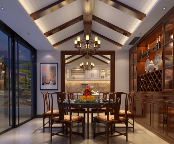 Chinese Style Dining Room-ID:215866092