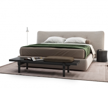 Modern Double Bed-ID:360383996