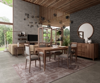 Wabi-sabi Style A Living Room-ID:811749944