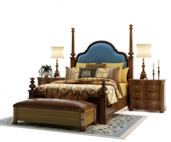 European Style Double Bed-ID:642052892