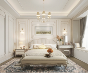 Simple European Style Bedroom-ID:856969435