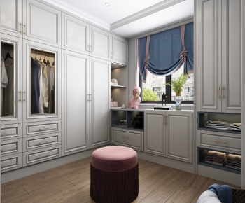 Simple European Style Clothes Storage Area-ID:107954036