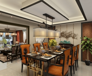 New Chinese Style Dining Room-ID:814848902