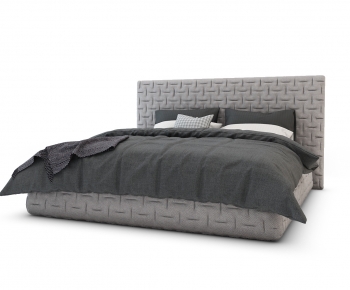 Modern Double Bed-ID:200675966