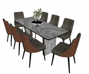 Modern Dining Table And Chairs-ID:278901106