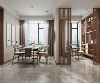 Japanese Style Dining Room-ID:830352076