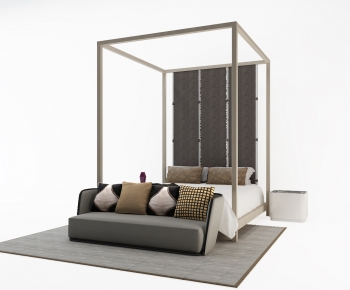 Chinese Style Double Bed-ID:232826954