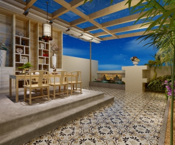 New Chinese Style Courtyard/landscape-ID:950350873