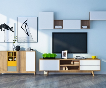 Nordic Style Simple European Style TV Cabinet-ID:255909097