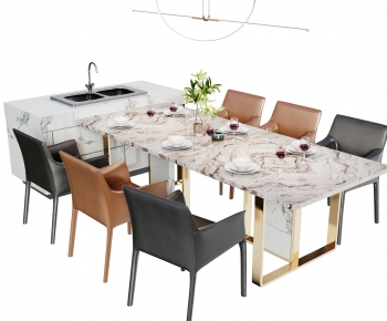 Modern Dining Table And Chairs-ID:908555984