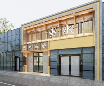 New Chinese Style Facade Element-ID:934300901