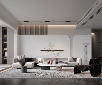 Modern A Living Room-ID:676474095