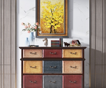 American Style Side Cabinet-ID:467360972