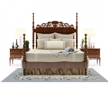 American Style Double Bed-ID:731914045