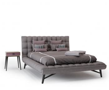 Modern Double Bed-ID:838032965