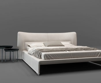 Modern Double Bed-ID:123934982