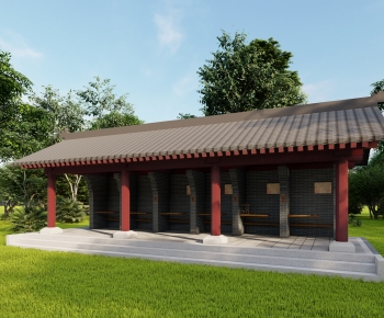 Chinese Style Building Appearance-ID:537369014