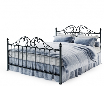American Style Double Bed-ID:826581957