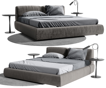 Modern Double Bed-ID:770292047
