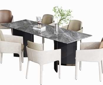 Modern Dining Table And Chairs-ID:862822062