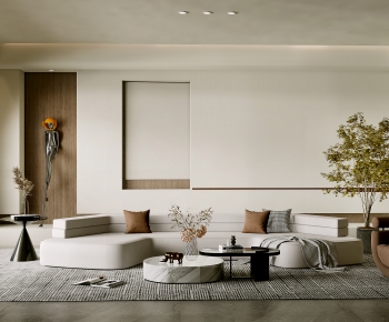 Wabi-sabi Style A Living Room-ID:256232024