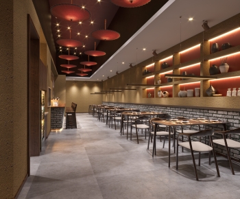 New Chinese Style Catering Space-ID:240979235