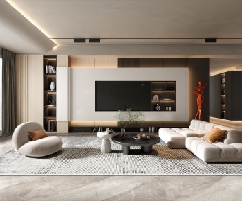 Modern A Living Room-ID:371326922