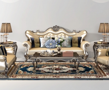 European Style Classical Style Sofa Combination-ID:972213983