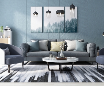Nordic Style Sofa Combination-ID:535566093