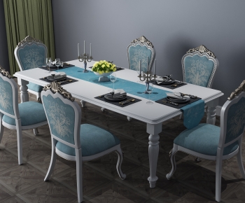 Simple European Style Dining Room-ID:298783064