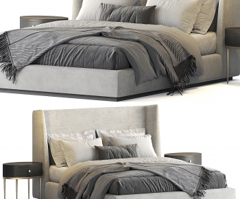 Modern Double Bed-ID:594022046