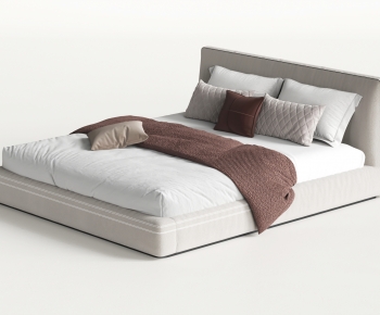 Modern Double Bed-ID:369220976