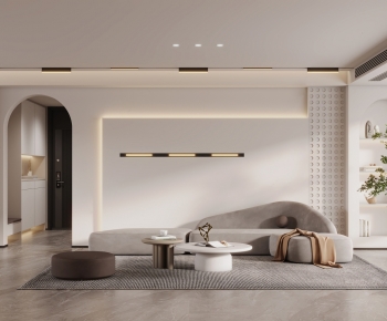Wabi-sabi Style A Living Room-ID:821255923