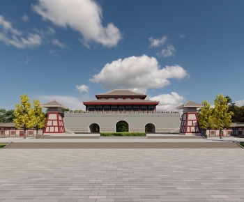 Chinese Style Ancient Architectural Buildings-ID:797353038