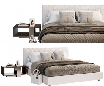 Modern Double Bed-ID:144942054