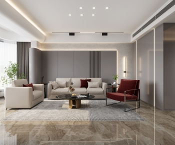 Modern A Living Room-ID:652968993