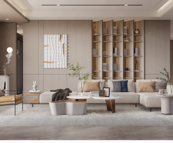 Modern A Living Room-ID:825473077