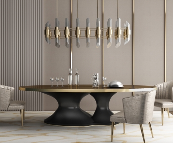 Modern Dining Table And Chairs-ID:764117002