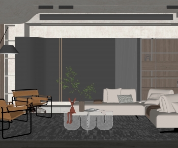Modern A Living Room-ID:615459926