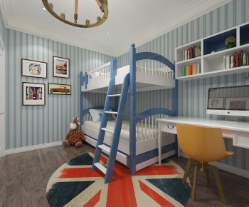 Modern Boy's Room And Son's Room-ID:600442895