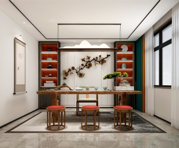 New Chinese Style Tea House-ID:803956038