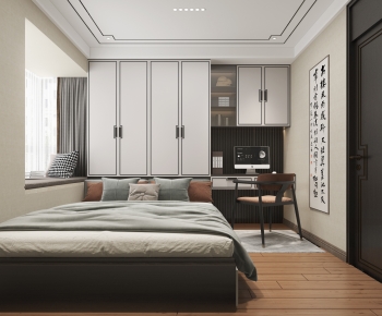 New Chinese Style Bedroom-ID:100050098
